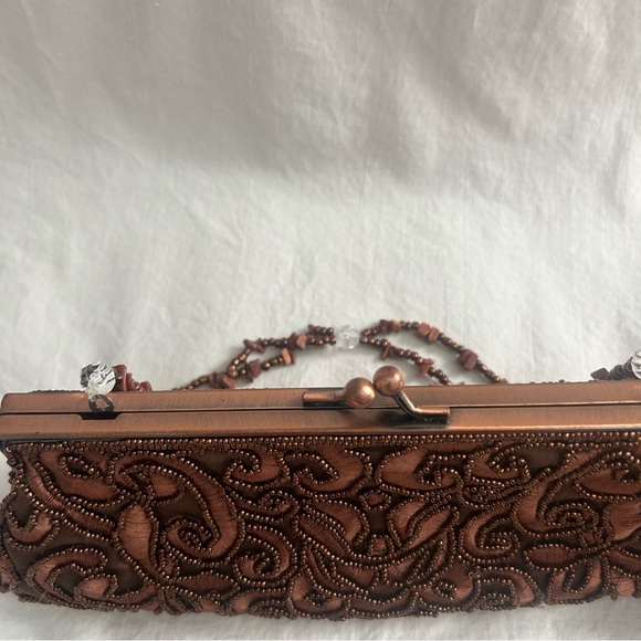 Vintage Carlo Fellini | 1990s Beaded Clutch/ Purse | RARE - Picture 10 of 12